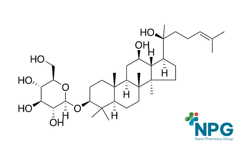 Cấu trúc Ginsenoside Rh2